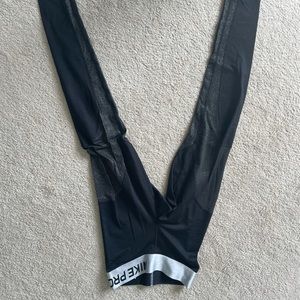 Nike black and glitter leggings